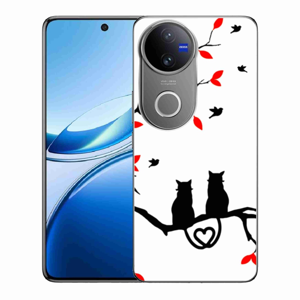 Gelový kryt mmCase na Vivo V50 5G - kočičí láska
