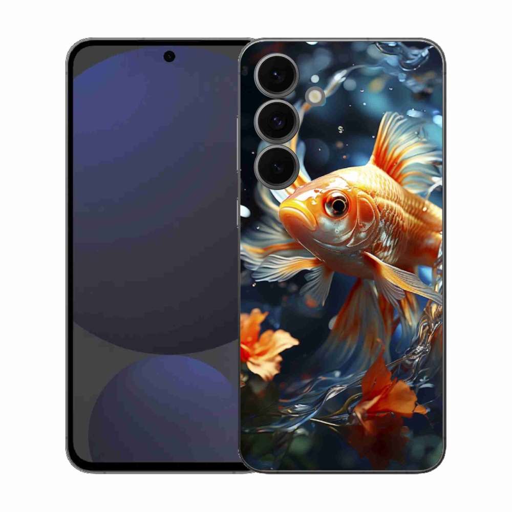 Gelový kryt mmCase na Samsung Galaxy S25 FE - rybka