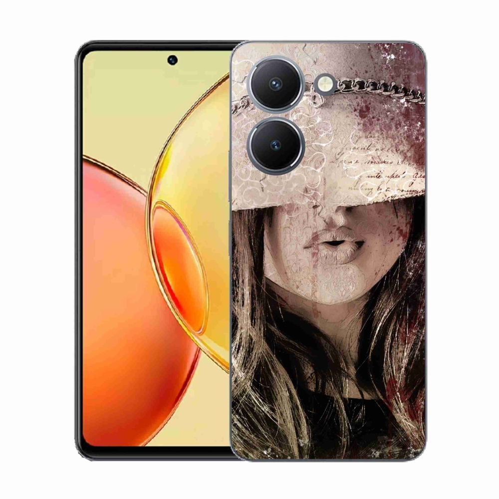 Gelový kryt mmCase na Vivo Y36 - dívka
