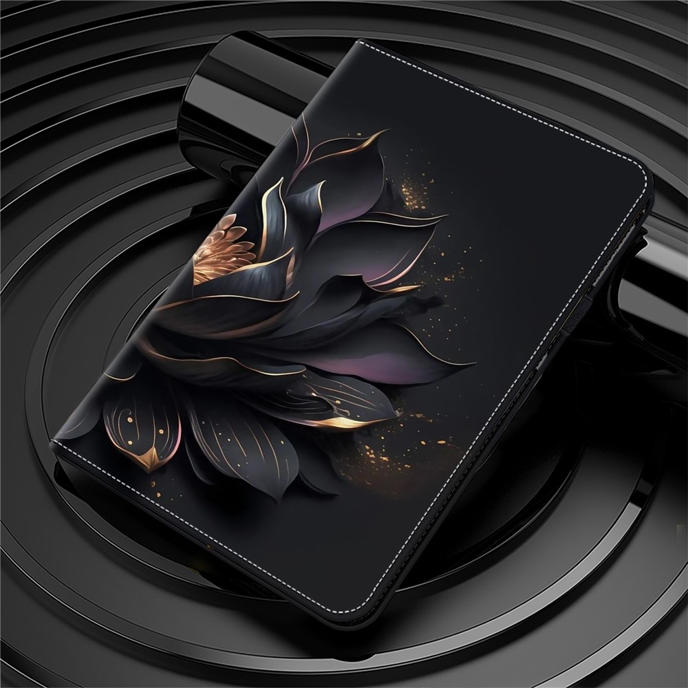 Patts zavírací pouzdro na tablet Xiaomi Redmi Pad SE 8.7 - černý květ