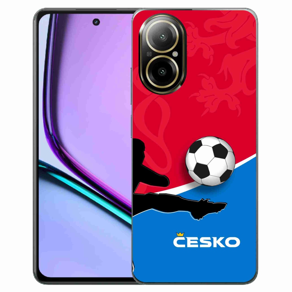 Gelový kryt mmCase na Realme C67 - fotbal Česko 2