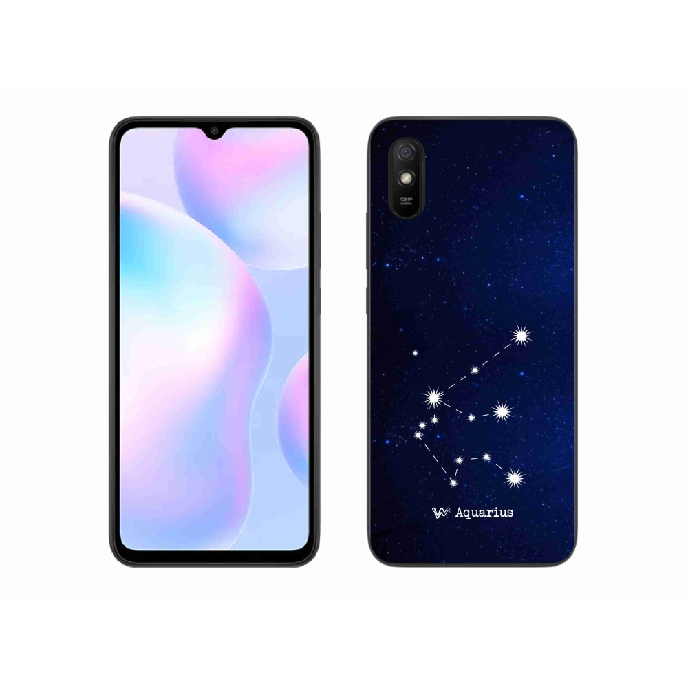 Gelový kryt mmCase na Xiaomi Redmi 9A - souhvězdí Vodnáře