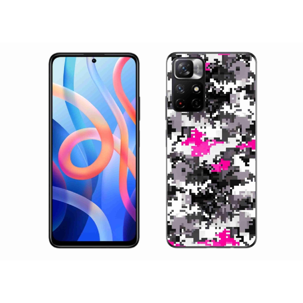 Gelový kryt mmCase na Xiaomi Redmi Note 11S 5G - maskáčový vzor 4