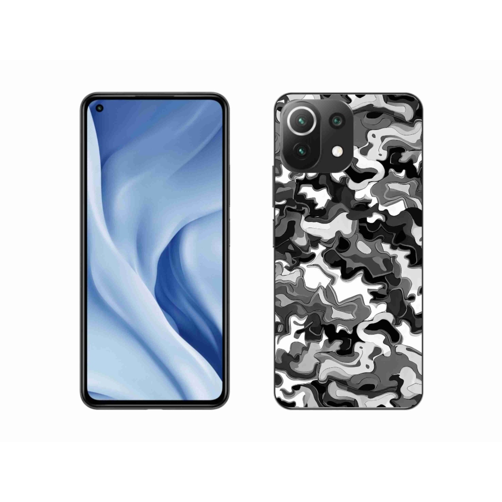 Gelový kryt mmCase na Xiaomi Mi 11 Lite 4G/5G - maskáčový vzor 3