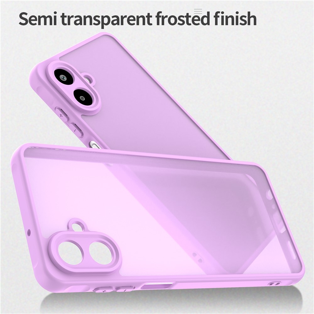 Proof gelový obal s pevnými zády na Samsung Galaxy A07 4G - světlefialový