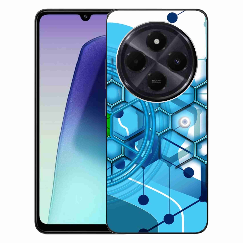 Gelový kryt mmCase na Xiaomi Redmi 14C/Poco C75 - abstraktní vzor 2