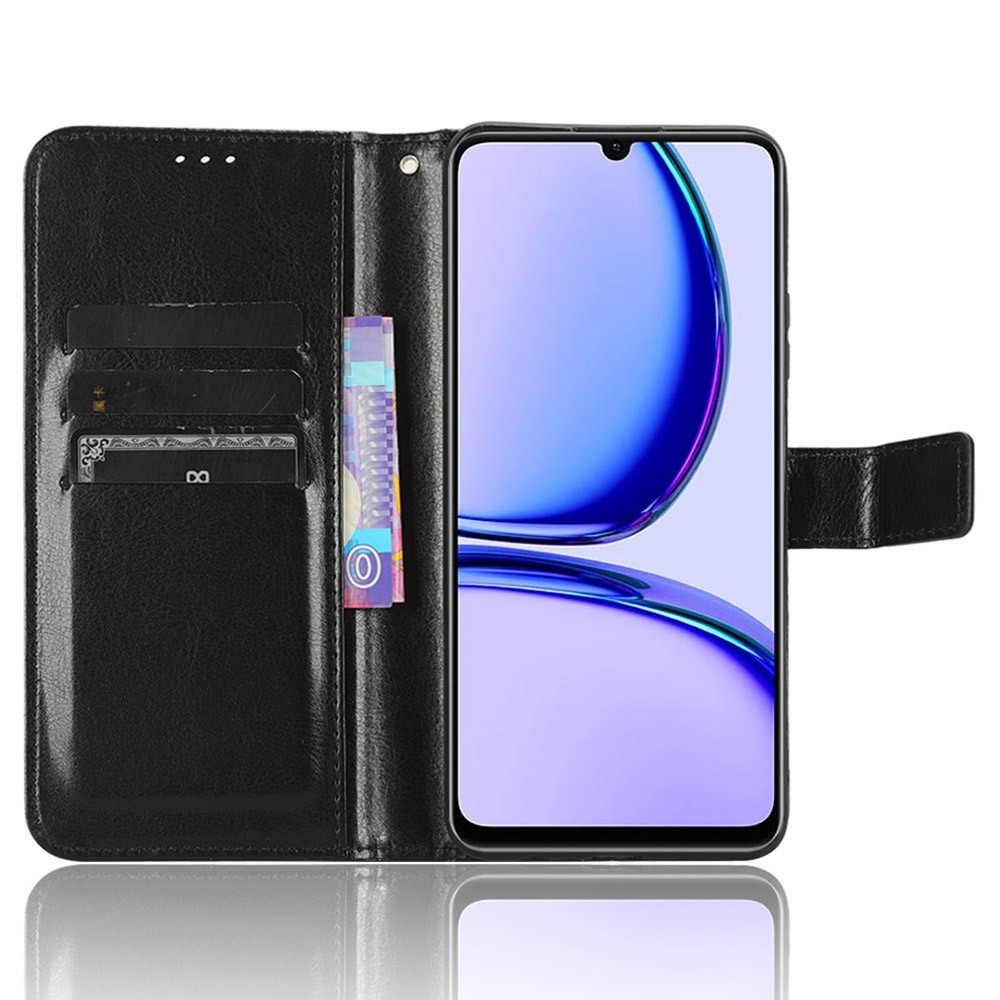 Crazy knížkové pouzdro na Realme Note 50 - černé