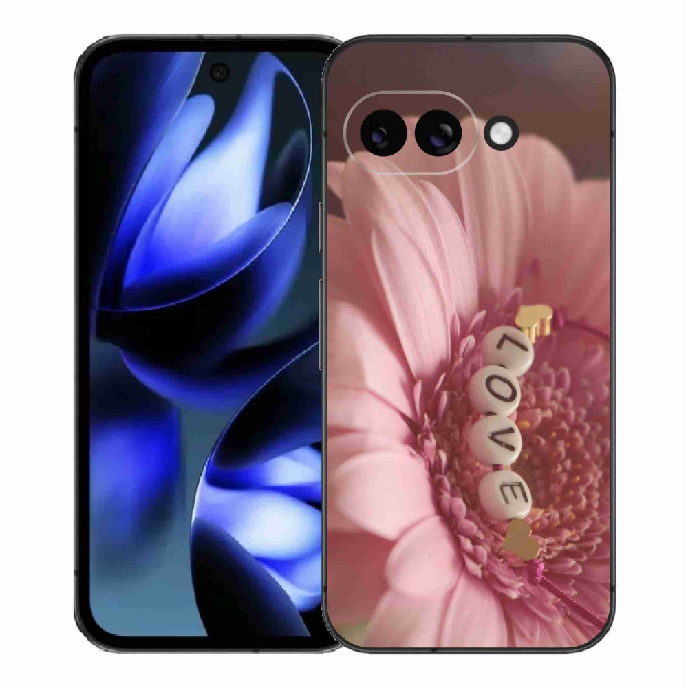 Gelový kryt mmCase na Google Pixel 9a - přívěsek love