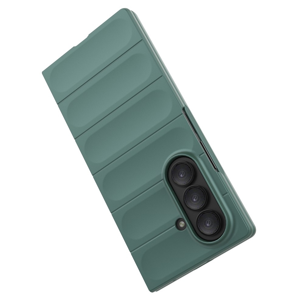 Rugg odolný gelový obal na Samsung Galaxy Z Fold7 5G - zelený