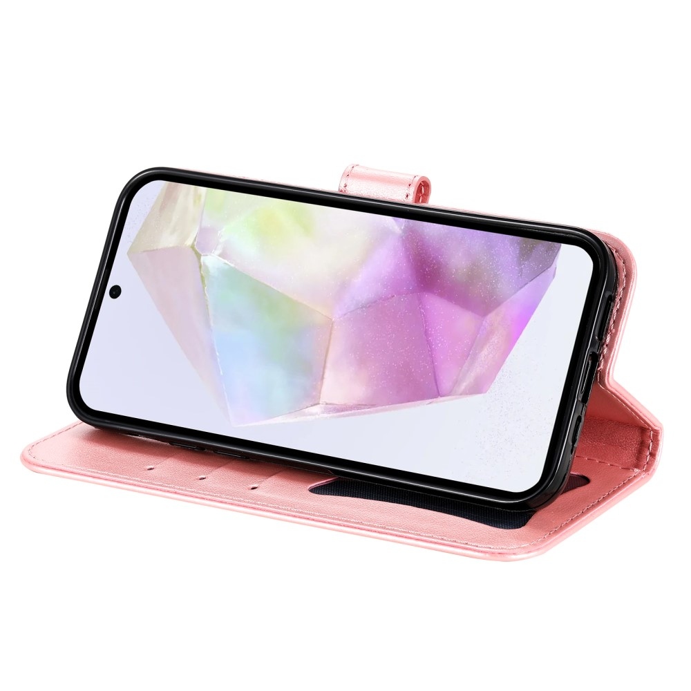 Mandala knížkové pouzdro na Samsung Galaxy A36 5G/A56 5G - růžové