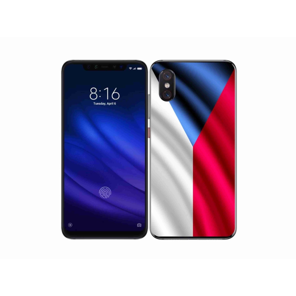 Gelový kryt mmCase na mobil Xiaomi Mi 8 Pro - česká vlajka