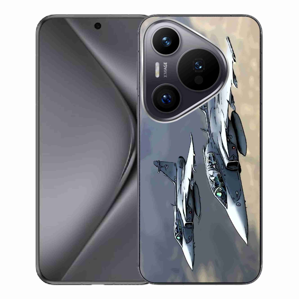 Gelový kryt mmCase na Huawei Pura 70 Pro - stíhačky