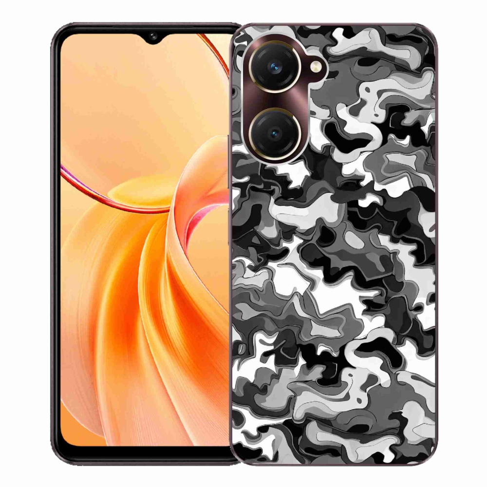 Gelový kryt mmCase na Vivo Y28s 5G - maskáčový vzor 3