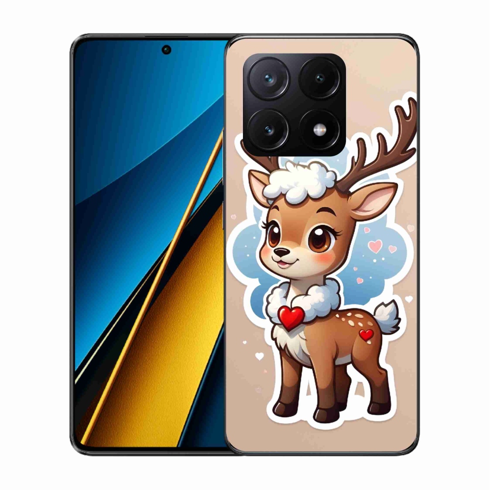 Gelový kryt mmCase na Xiaomi Poco X6 Pro 5G - kreslený sob