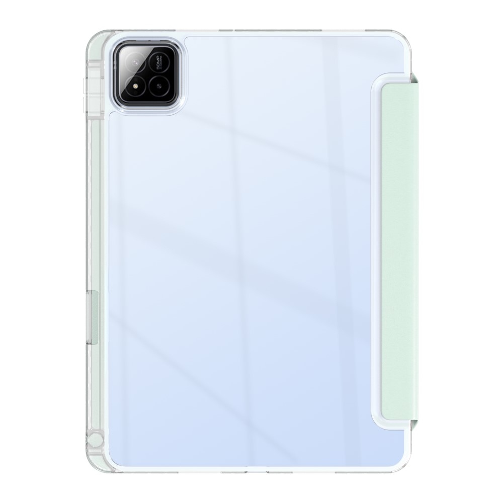 Origami chytré polohovací pouzdro na tablet Xiaomi Pad 7/7 Pro - světlezelené