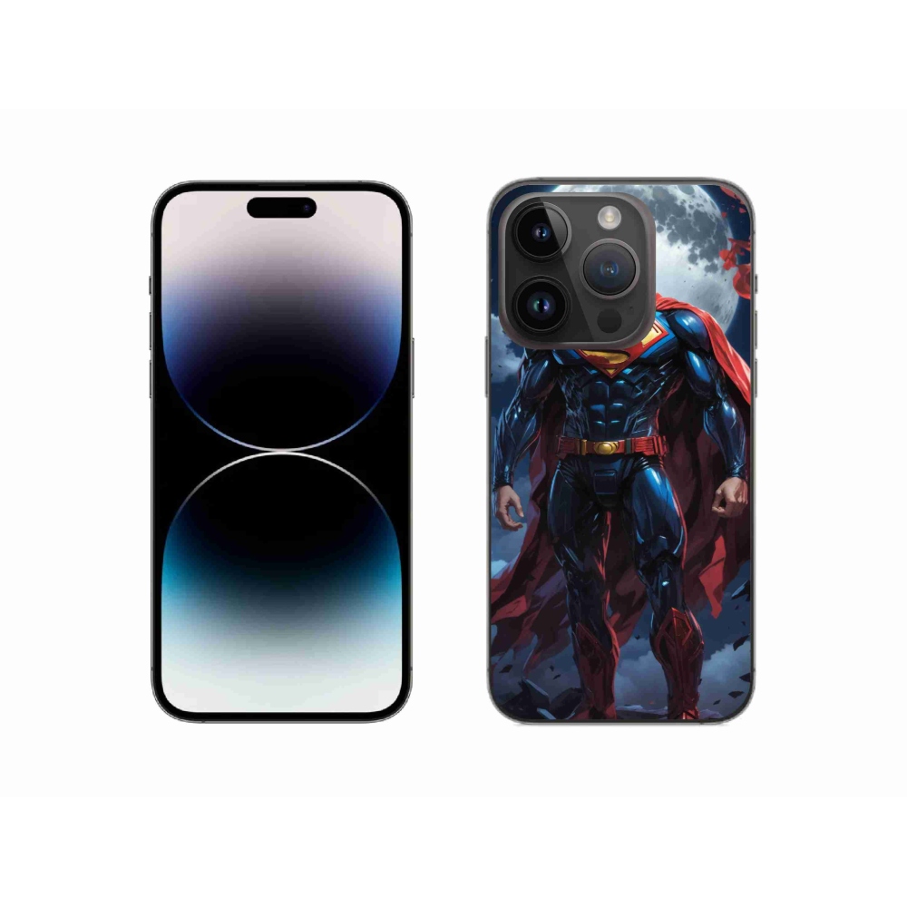 Gelový kryt mmCase na iPhone 14 Pro - superman