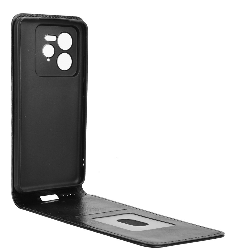 Vert flipové pouzdro na Realme GT 7 Pro 5G - černé