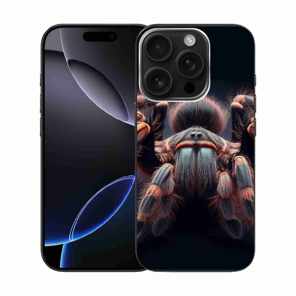 Gelový kryt mmCase na iPhone 16 Pro - tarantule