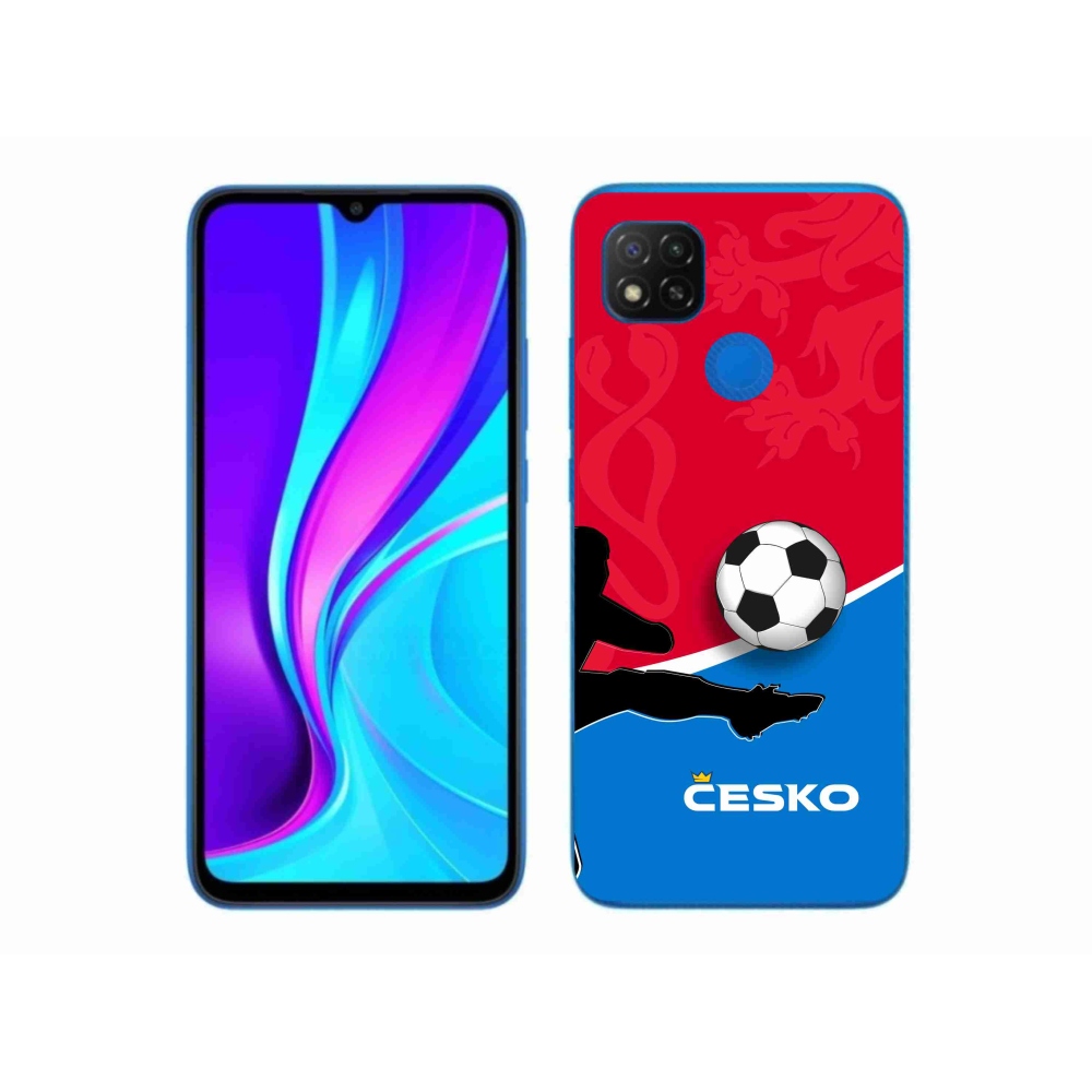 Gelový kryt mmCase na Xiaomi Redmi 9C - fotbal Česko 2