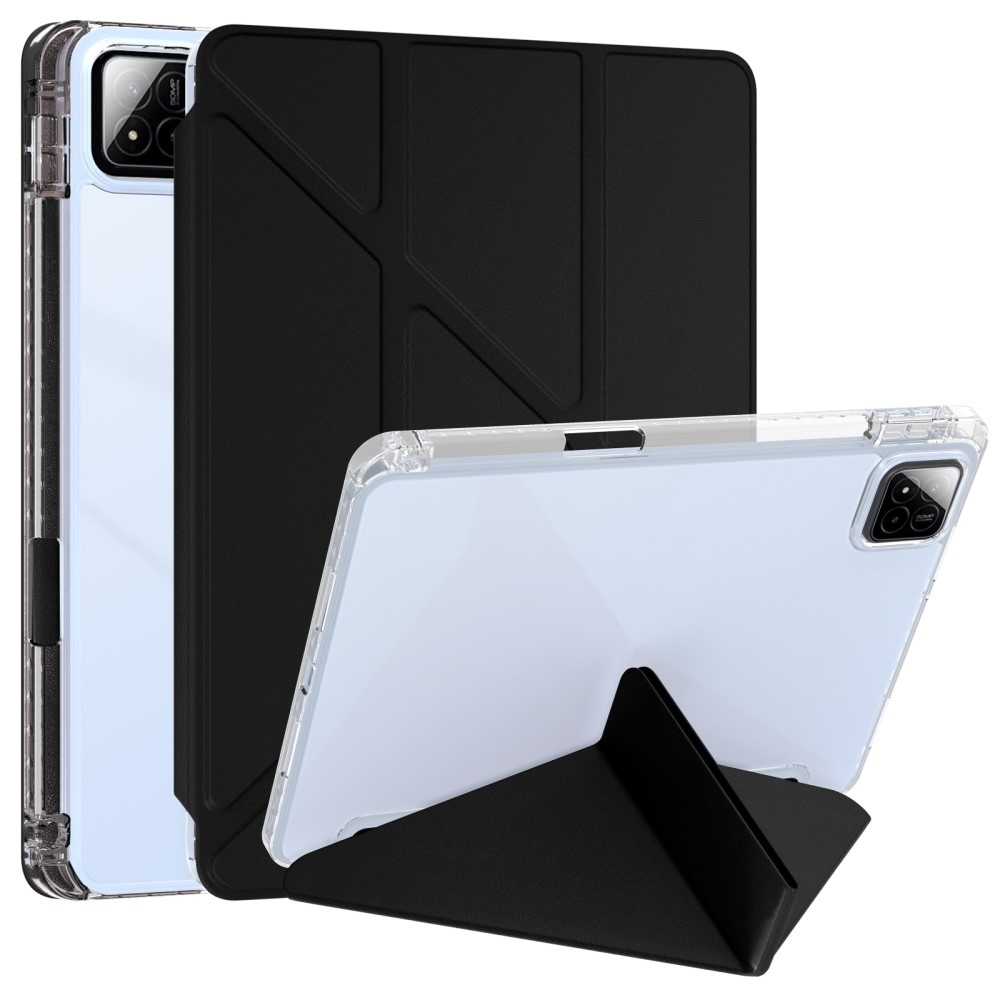 Origami chytré polohovací pouzdro na tablet Xiaomi Pad 7/7 Pro - černé