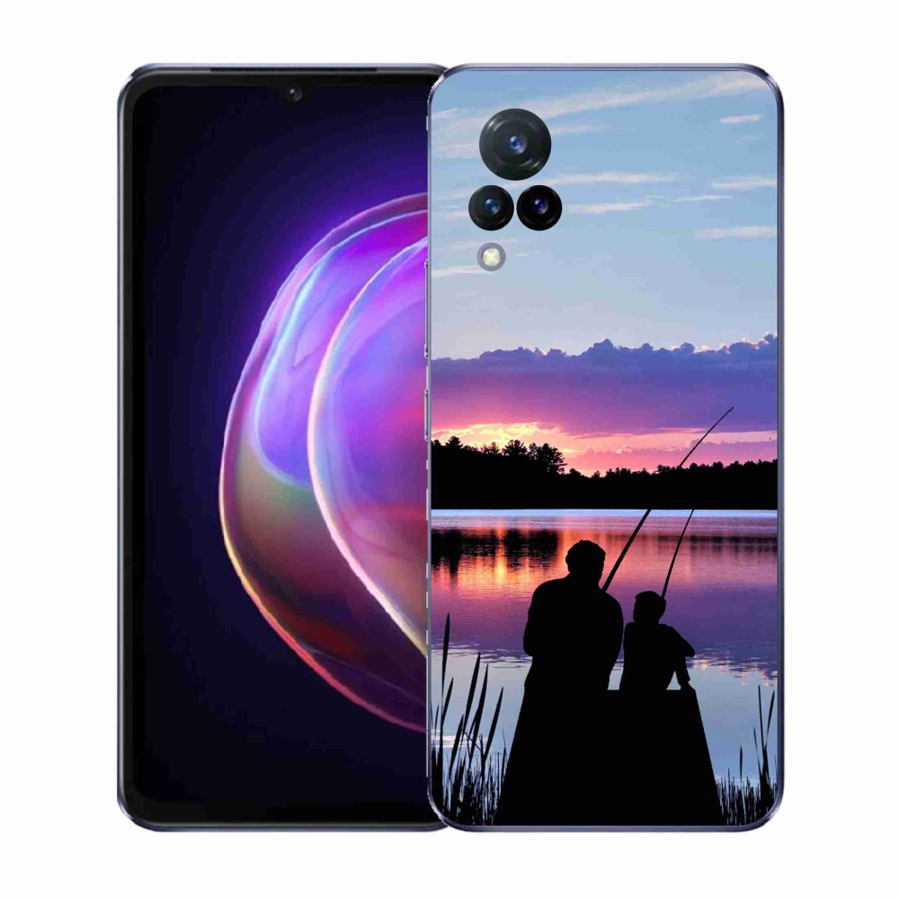 Gelový kryt mmCase na Vivo V21 4G/5G - rybaření 2