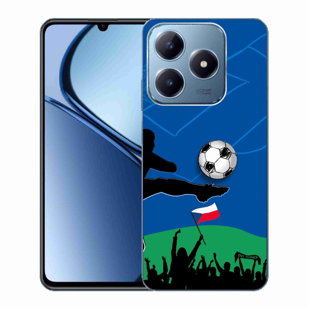 Gelový kryt mmCase na Realme C63 - fanoušci fotbalu