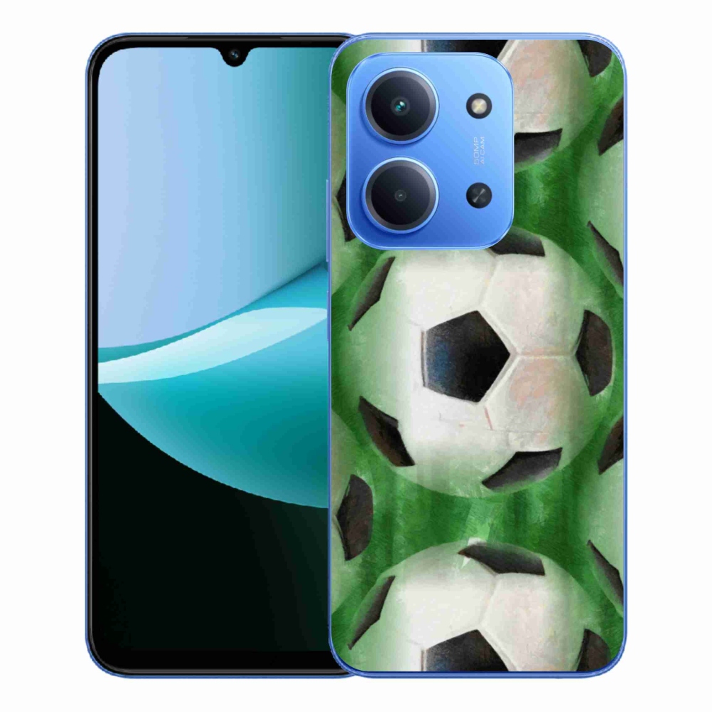 Gelový kryt mmCase na Xiaomi Redmi 15C 4G/5G (173mm) - fotbalový míč