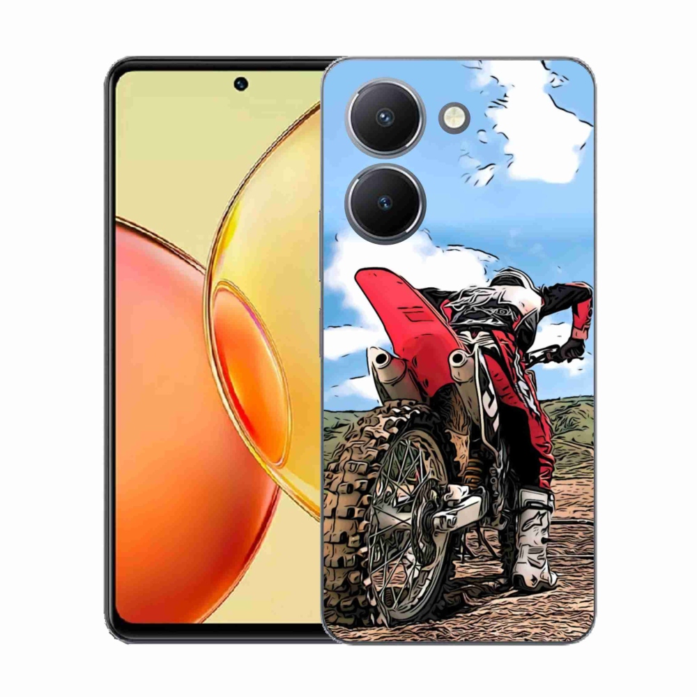 Gelový kryt mmCase na Vivo Y36 - moto