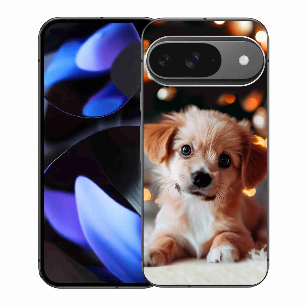 Gelový kryt mmCase na Google Pixel 9/9 Pro - štěňátko