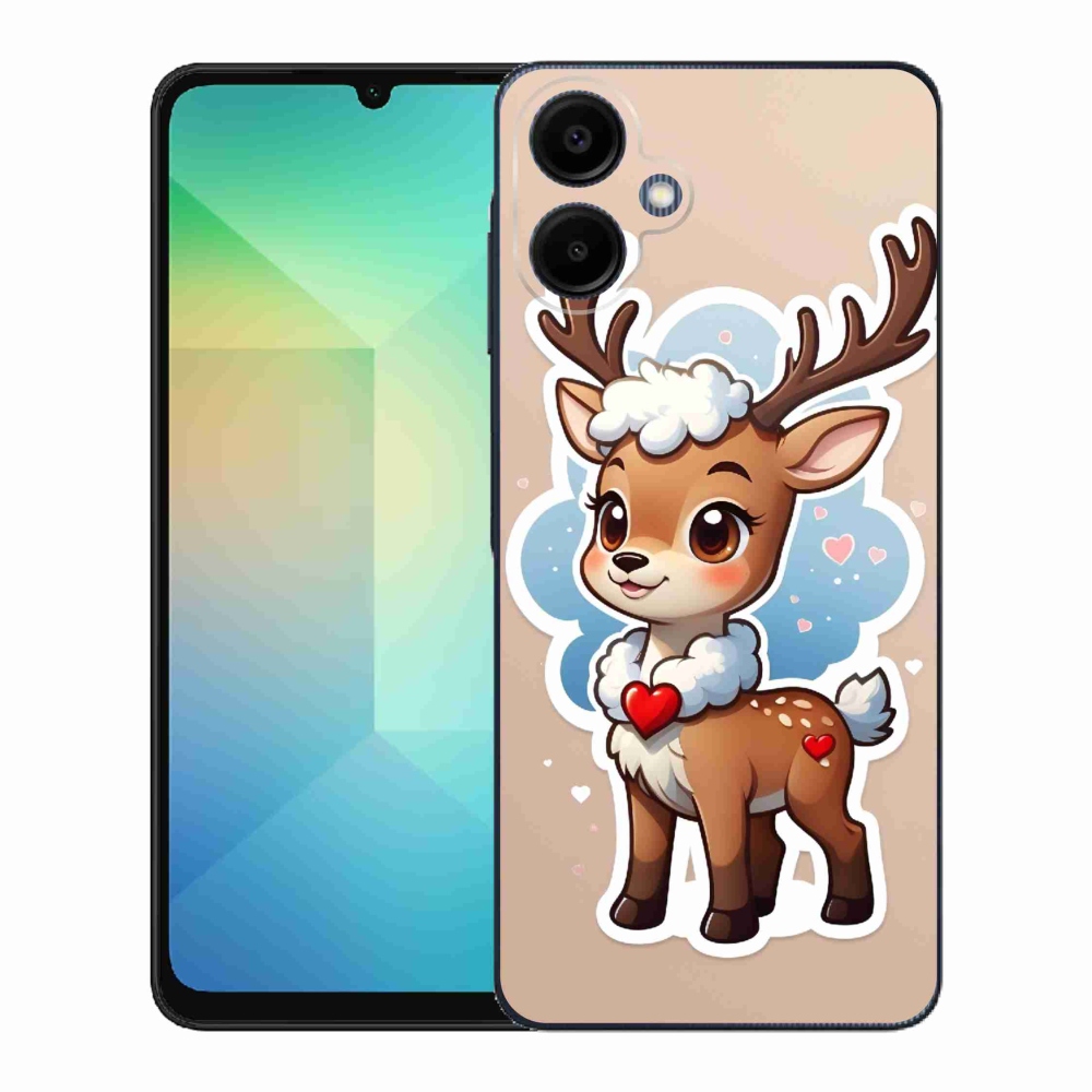Gelový kryt mmCase na Samsung Galaxy A06 4G - kreslený sob