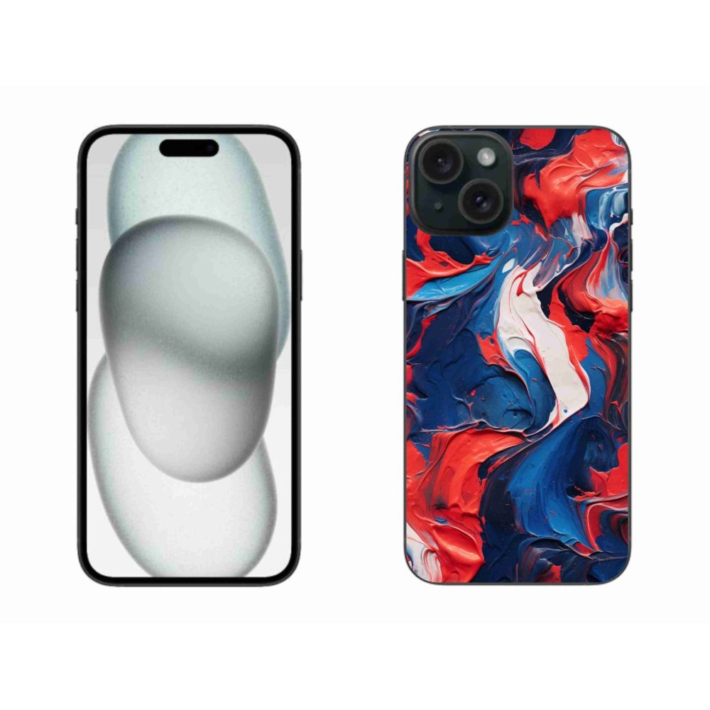 Gelový kryt mmCase na iPhone 15 Plus - abstraktní motiv 7