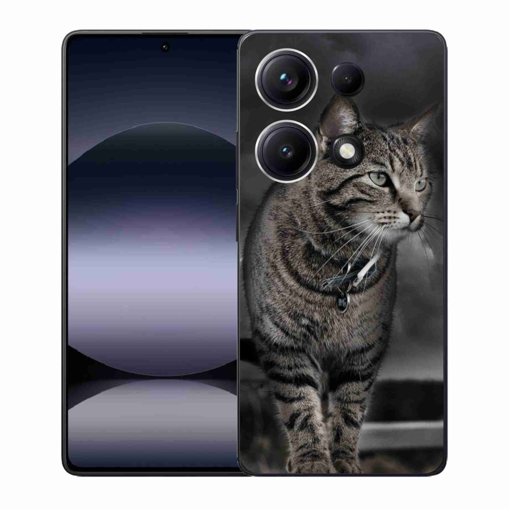 Gelový kryt mmCase na Xiaomi Redmi Note 14S - kočka