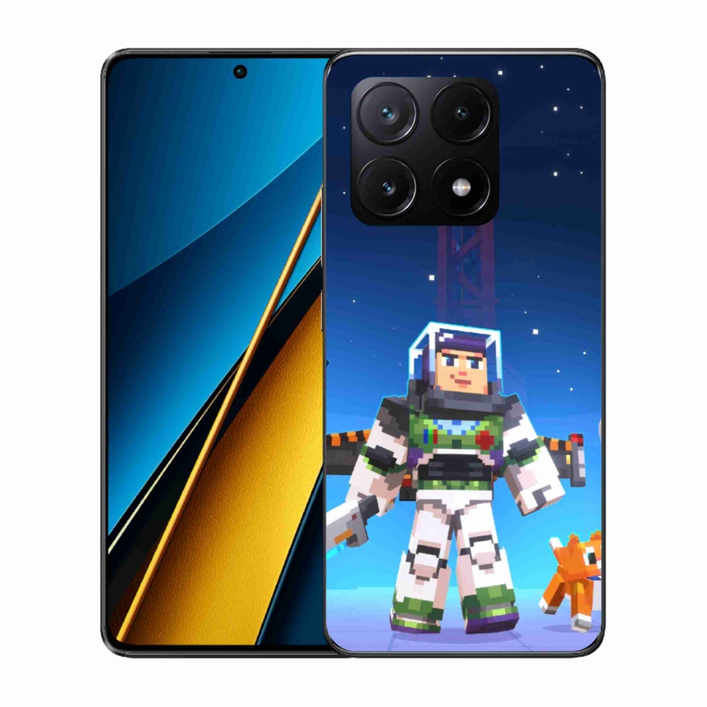 Gelový kryt mmCase na Xiaomi Poco X6 Pro 5G - minecraft 2