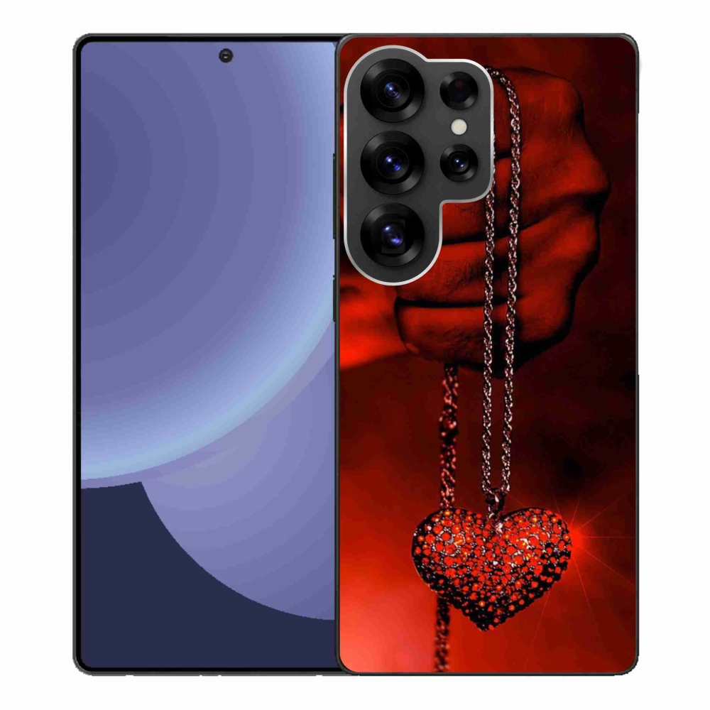 Gelový kryt mmCase na Samsung Galaxy S25 Ultra - náhrdelník