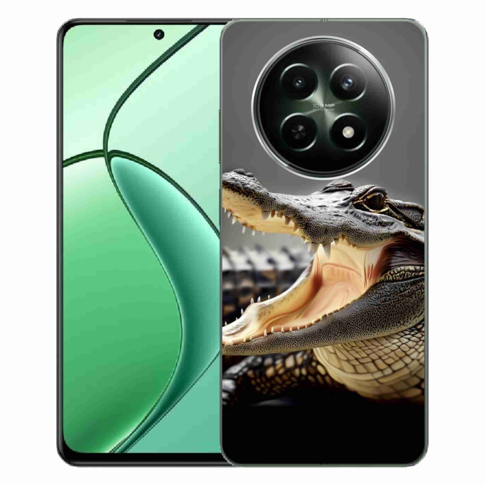 Gelový kryt mmCase na Realme 12 5G/12x 5G - krokodýl