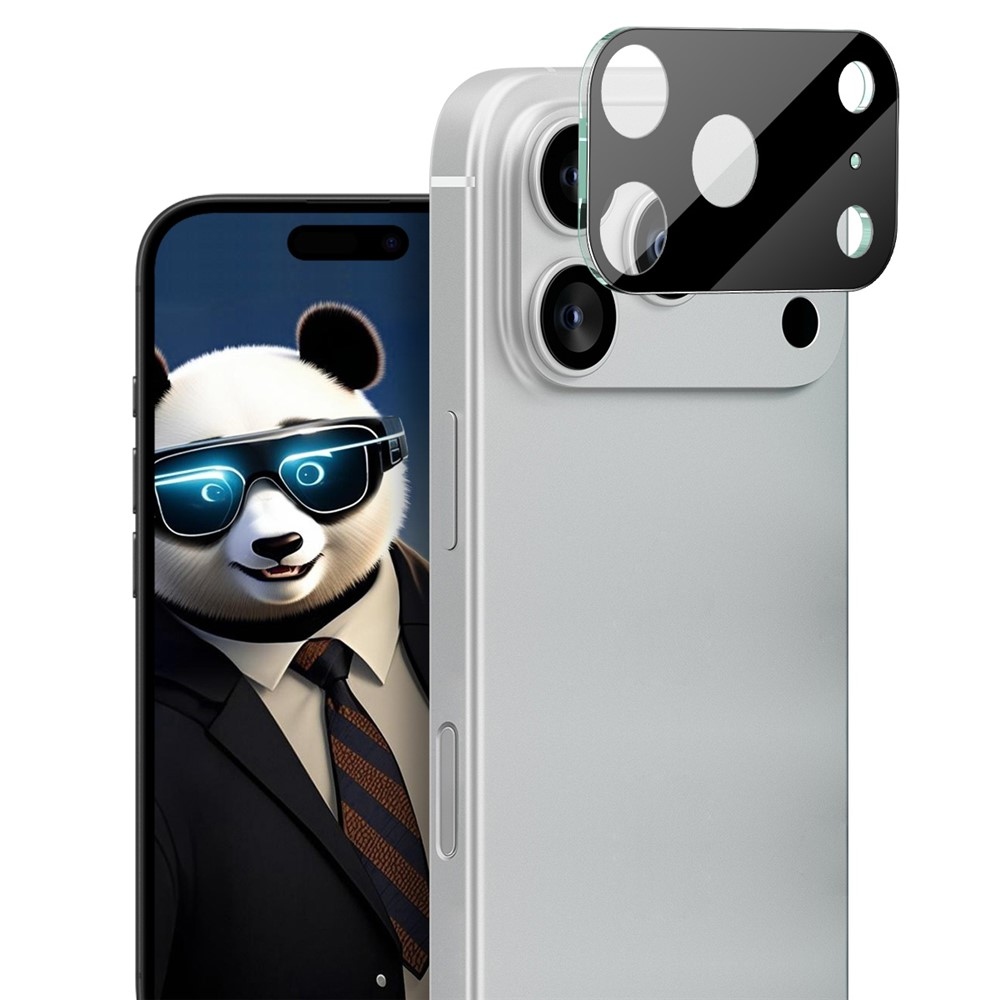 IMK sklo čočky fotoaparátu na iPhone 17 Pro Max - černé