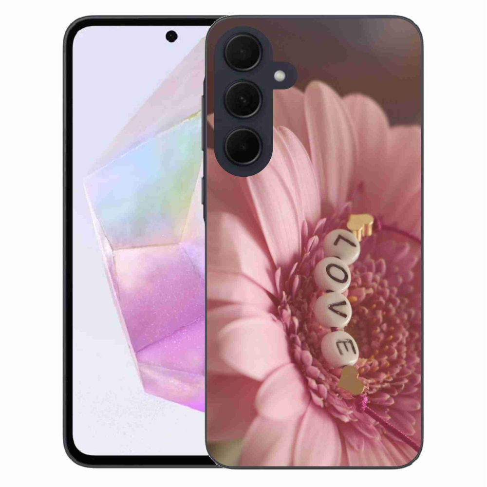 Gelový kryt mmCase na Samsung Galaxy A35 5G - přívěsek love