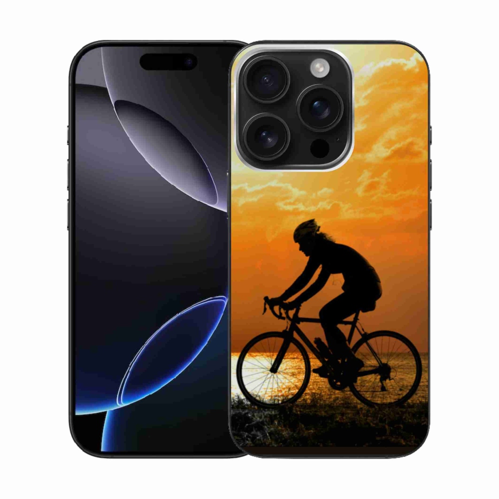 Gelový kryt mmCase na iPhone 16 Pro - cyklovýlet
