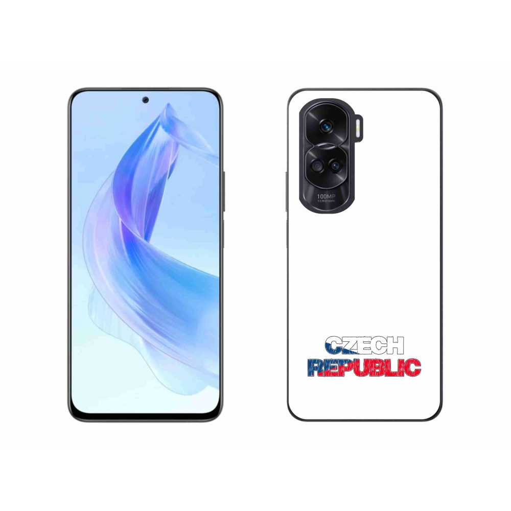 Gelový kryt mmCase na Honor 90 Lite - Czech Republic bílé pozadí