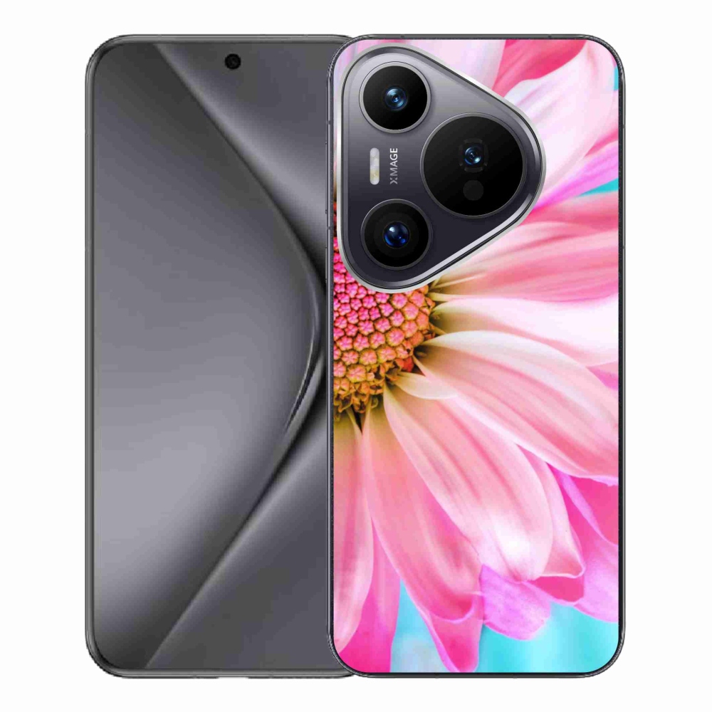 Gelový kryt mmCase na Huawei Pura 70 Pro - růžová květina