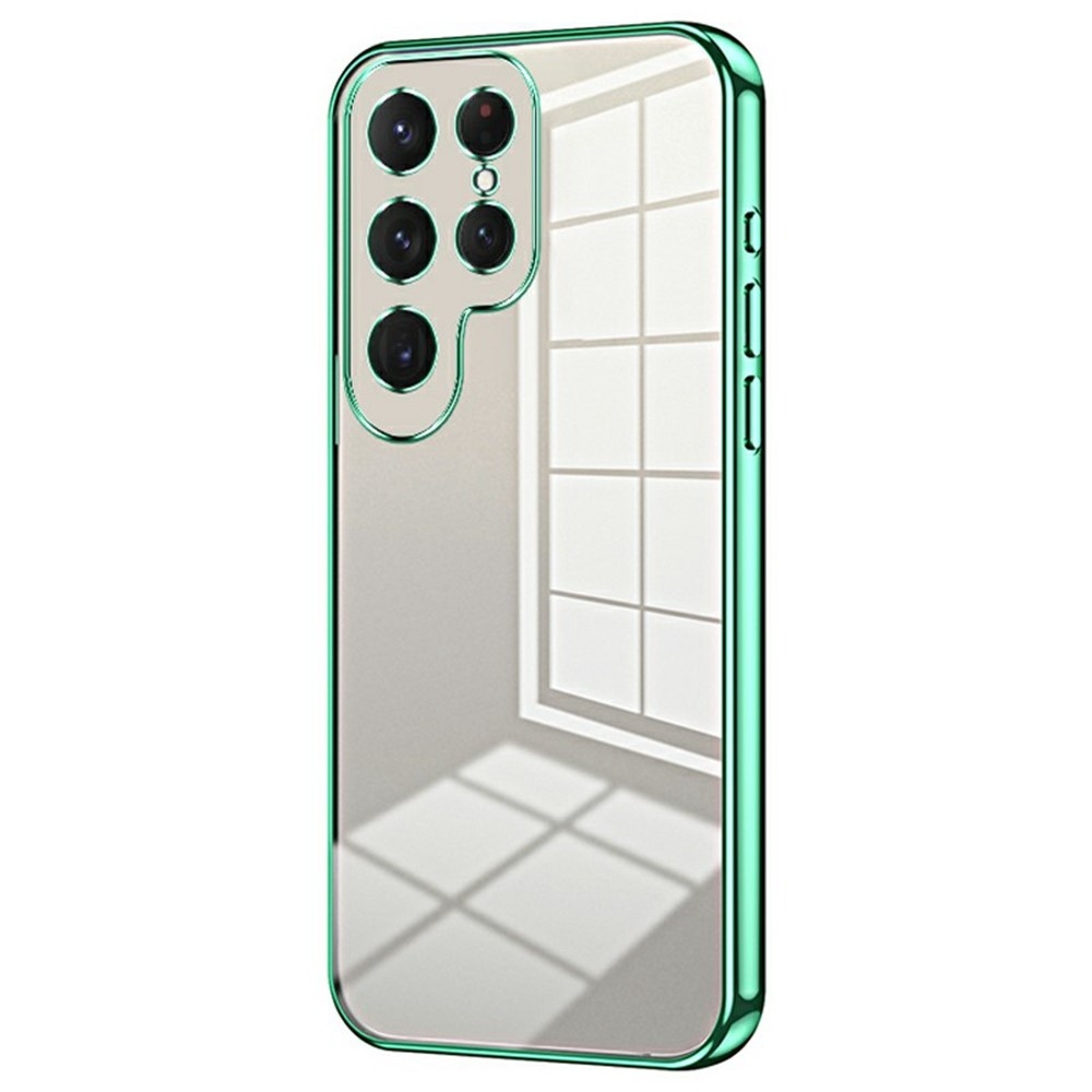 Electro gelový obal na Samsung Galaxy S25 Ultra - zelený