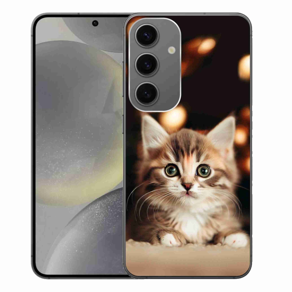 Gelový kryt mmCase na Samsung Galaxy S24+ - roztomilé kotě 2