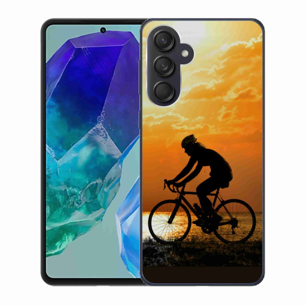 Gelový kryt mmCase na Samsung Galaxy M55 5G - cyklovýlet