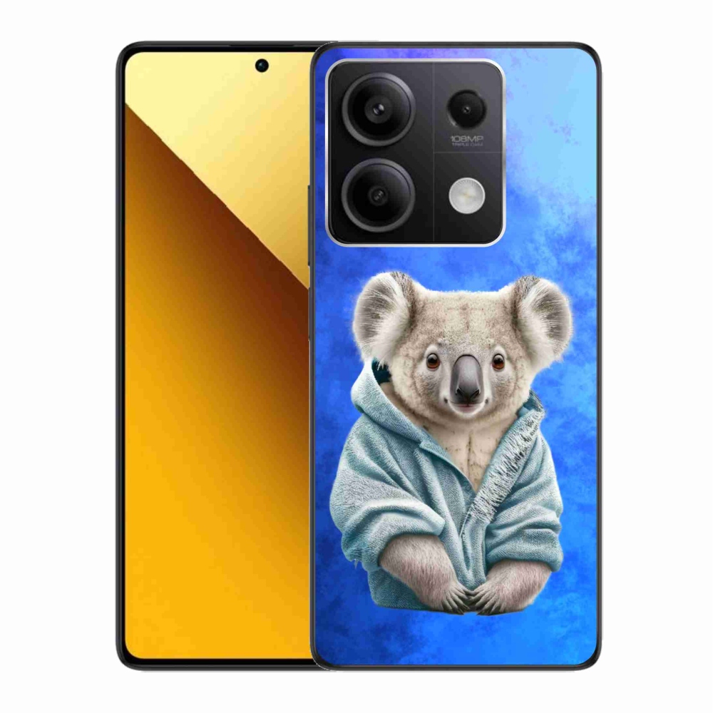 Gelový kryt mmCase na Xiaomi Redmi Note 13 5G - koala ve svetru