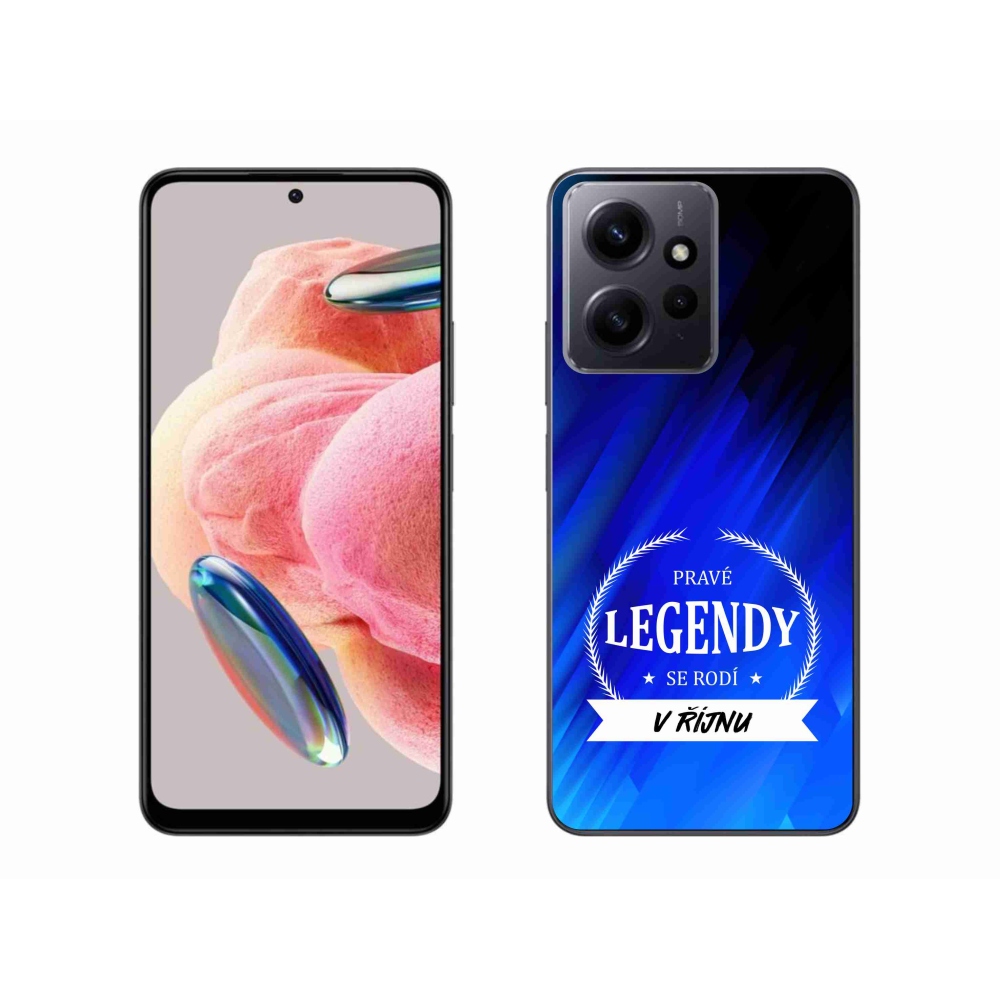 Gelový kryt mmCase na Xiaomi Redmi Note 12 4G - legendy v říjnu modré pozadí
