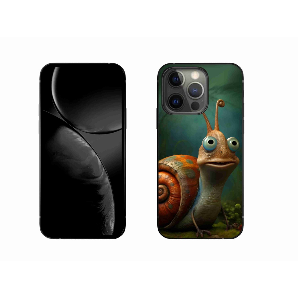 Gelový kryt mmCase na iPhone 13 Pro - šnek