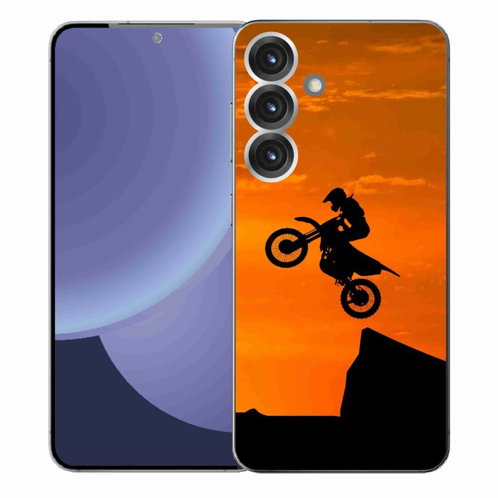 Gelový kryt mmCase na Samsung Galaxy S25+ - motocross