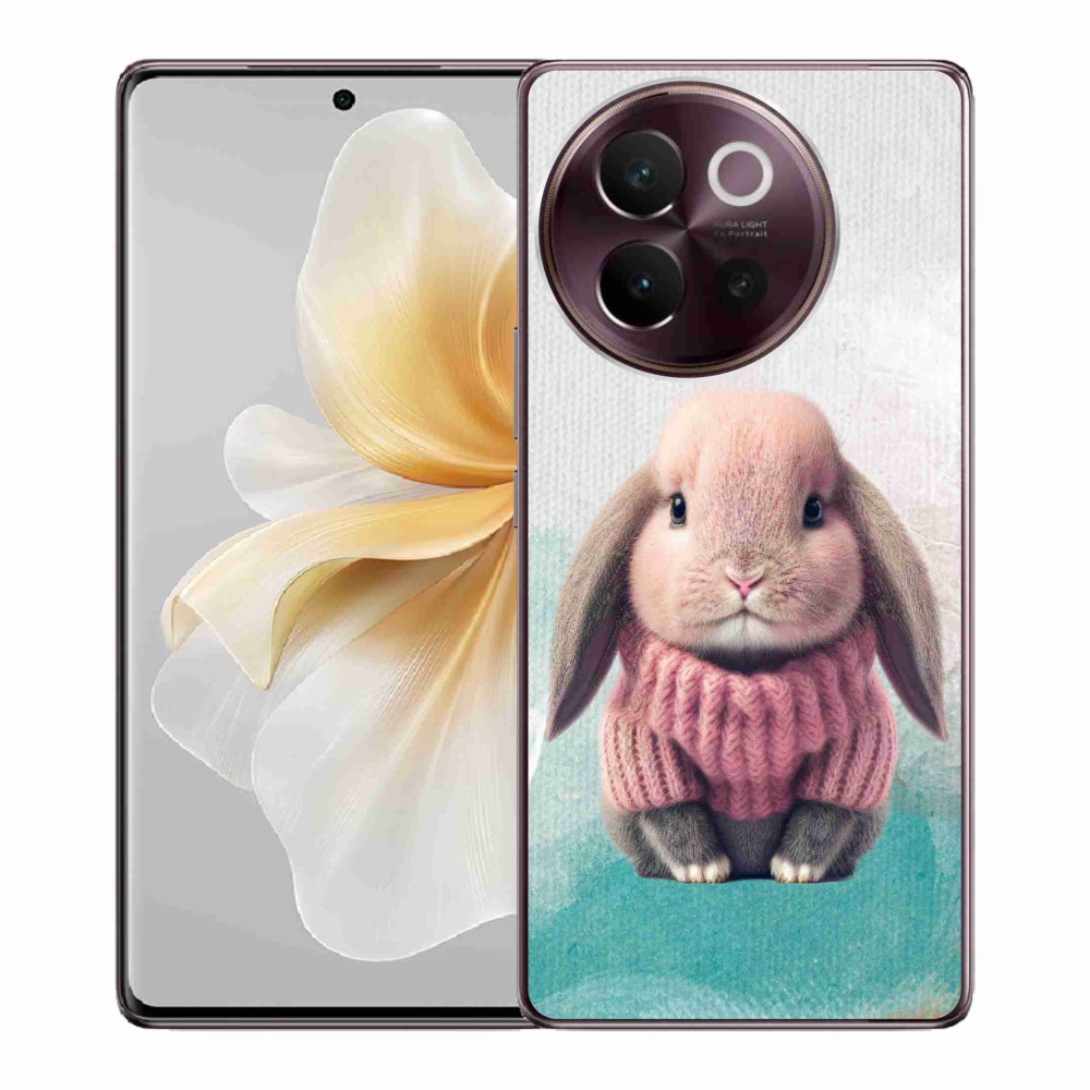 Gelový kryt mmCase na Vivo V40 Lite 5G - králíček ve svetru