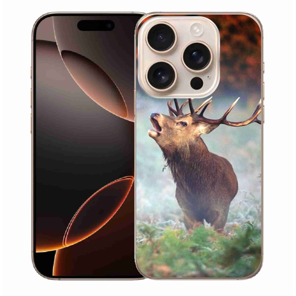 Gelový obal mmCase na iPhone 16 Pro Max - jelen 2