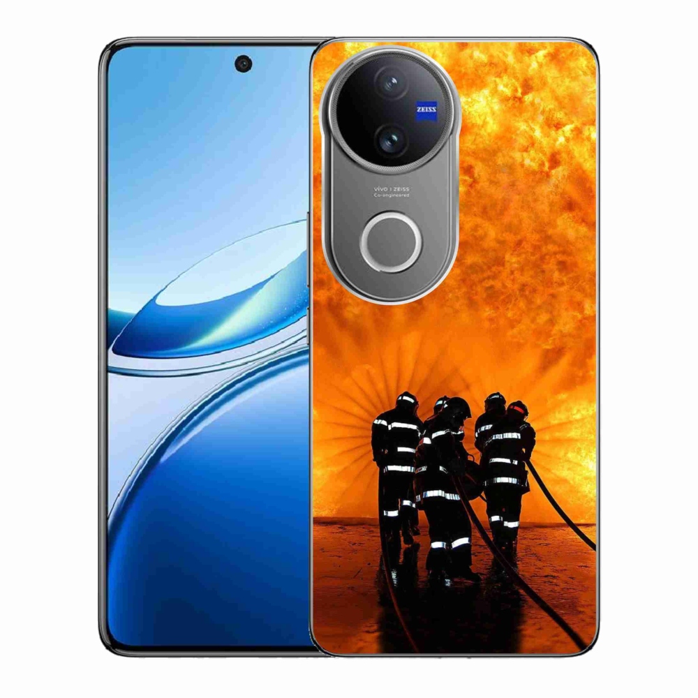 Gelový kryt mmCase na Vivo V50 5G - požár